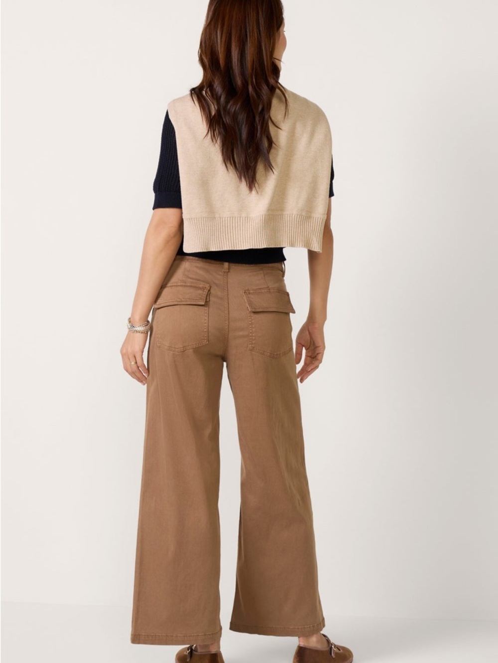 NWT Kut From the Kloth Meg Wide Leg W Porckchop Pocket Size 10 - Picture 2 of 11